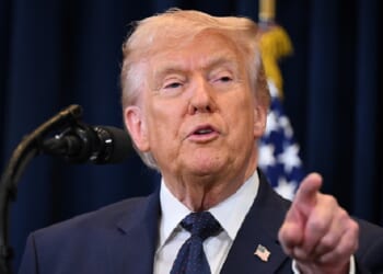 President Donald Trump, pictured in a March 9 news conference.