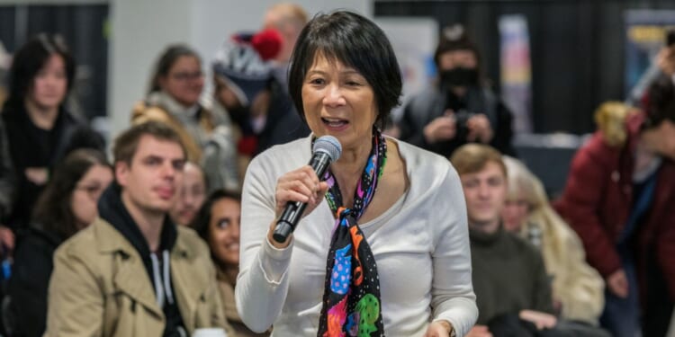 Mayor of Toronto Olivia Chow attends the first day of Steven Meserve Presents: Toronto Catstravaganza at Exhibition Place on March 1, 2025, in Toronto, Ontario.