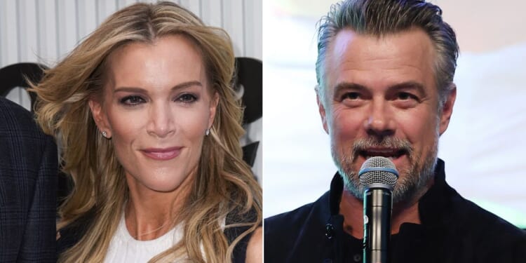 Actor Josh Duhamel, right, told podcast host Megyn Kelly why he believes entertainers should keep quiet about politics.