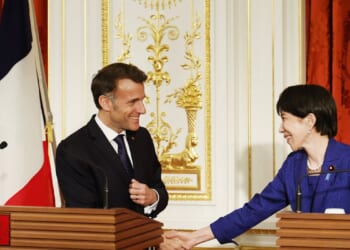 Macron calls for ceasefire in Mideast during visit to Japan