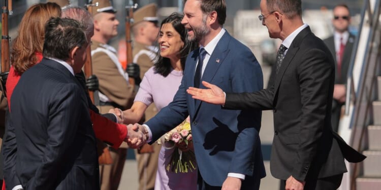 J.D. Vance visits Hungary to boost Viktor Orban before weekend election