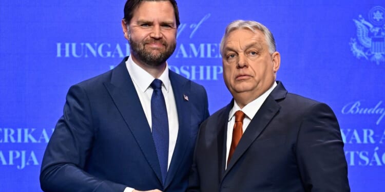 J.D. Vance boosts Hungarian PM Viktor Orban as defender of Western values before election
