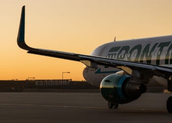 Frontier Airlines jet barely avoids hitting trucks at LAX; pilot had to ‘slam on the brakes’