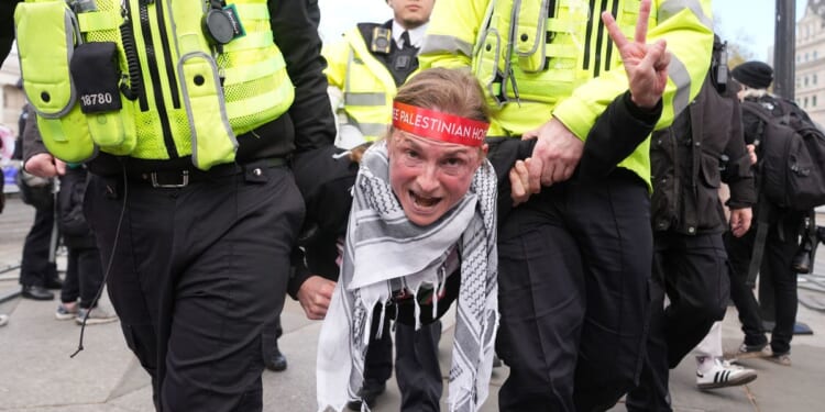 London police arrest more than 200 at protest backing banned group Palestine Action