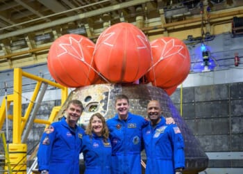Artemis II’s moon-traveling astronauts return home to cheers after a record-breaking trip