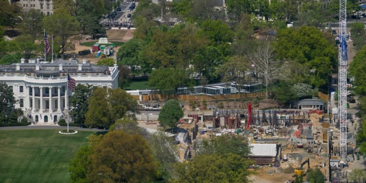 Trump’s White House ballroom construction can continue, for now