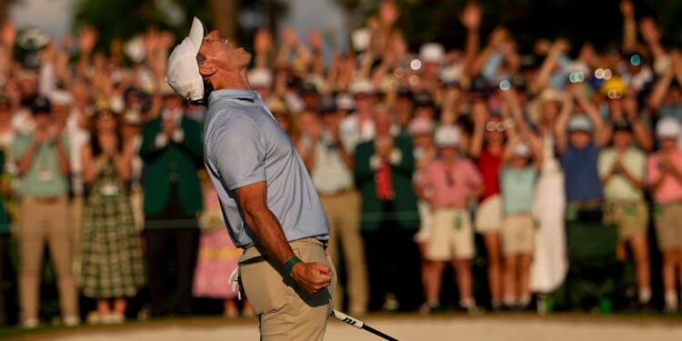 McIlroy joins Nicklaus, Faldo and Woods as back-to-back Masters champions