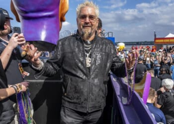 Guy Fieri draws backlash after greeting Andrew Tate at UFC 327