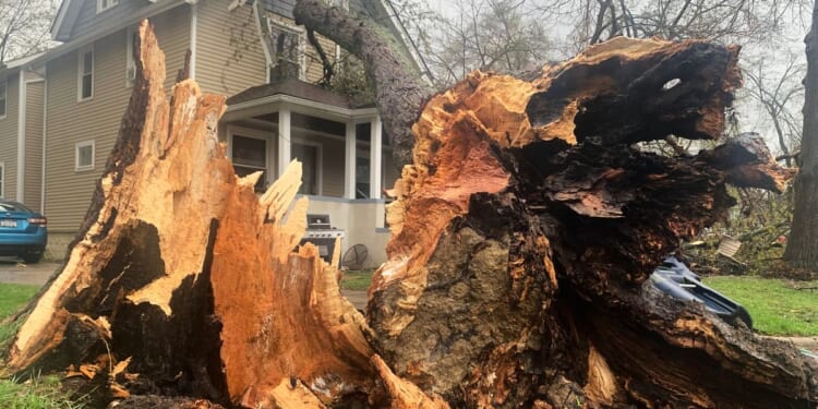 Thunderstorms rip across Michigan and damage 2 ice arenas, other structures