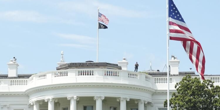 Man arrested, accused of jumping barrier near White House and fighting Secret Service agents