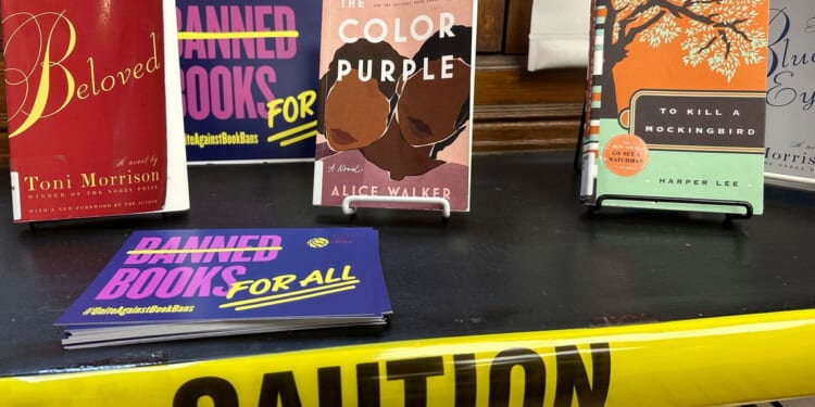 Book bans and attempted bans remain at record highs, with ‘Sold’ topping the list