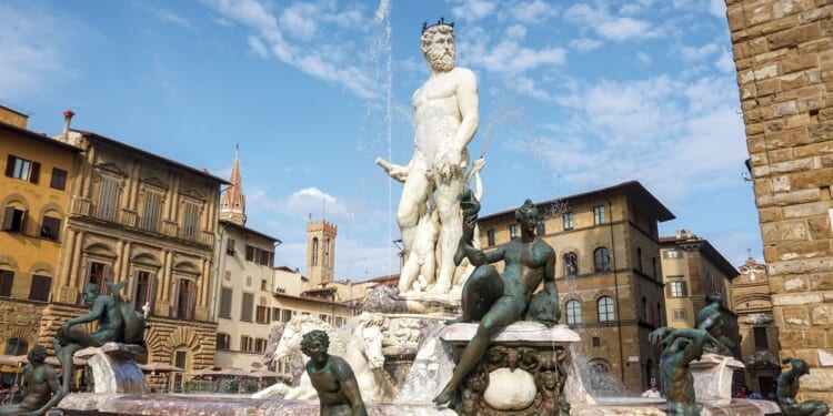 Bride-to-be damages 16th-century fountain in Florence in premarital stunt, authorities say
