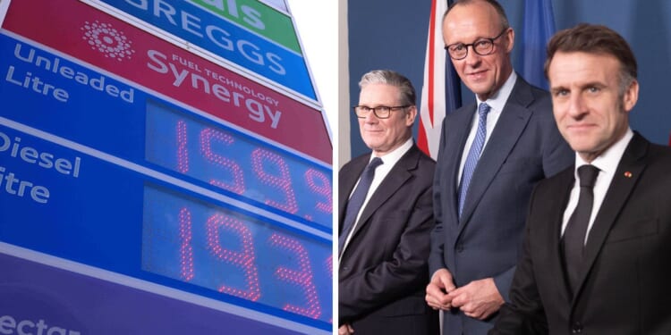 As fuel becomes increasingly scarce and expensive in Europe, the region's leaders, including British Prime Minister Sir Keir Starmer, German Chancellor Freidrich Merz, and French President Emmanuel Macron still refuse to take action to secure access to energy.