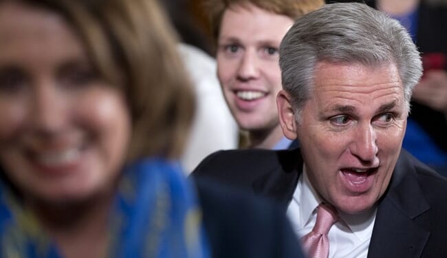 Check Nancy Pelosi's Back for Tire Marks Because Kevin McCarthy Just Pulled a Swalwell Hit and Run – PJ Media