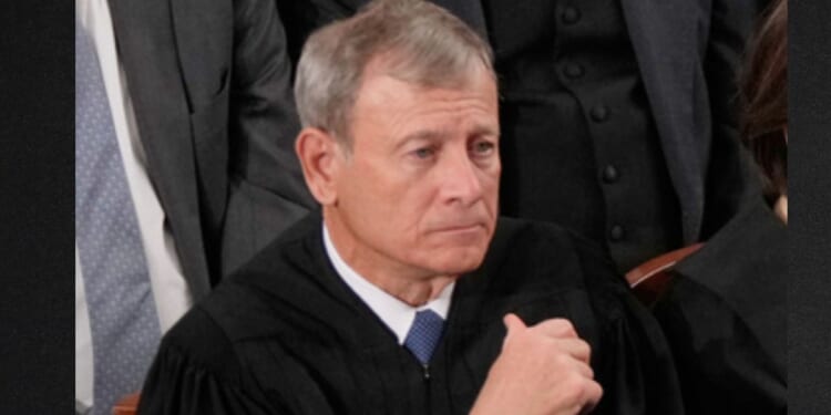 U.S. Supreme Court Chief Justice John Roberts, seen in a Feb. 24 photo, sounded skeptical Wednesday when hearing oral arguments that the Fourteenth Amendment excludes children of illegal immigrants.