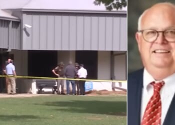 Authorities said Principal Kirk Moore "saved lives" when he confronted the shooter and wrestled over the handgun as the former student fired shots in Pauls Valley High School. Moore was wounded in the leg.