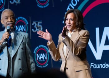 Former Vice President Kamala Harris appeared on stage Friday with Al Sharpton at the National Action Network Convention in New York. ABC News called the event "the biggest gathering of possible Democratic 2028 presidential hopefuls."
