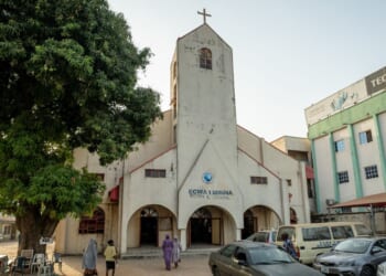 A view on the Evangelical Church Winning All (ECWA) in Minna on Dec. 7, 2025.