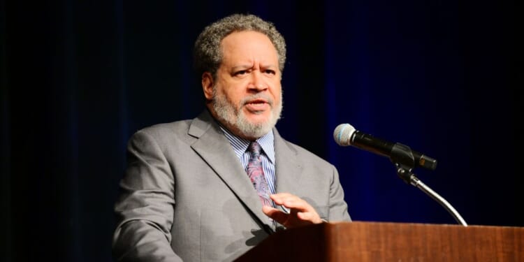 Michael Eric Dyson speaks onstage at an event at Hershey Lodge on Jan. 15, 2025 in Hershey, Pennsylvania.