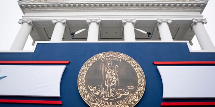 The Virginia State Capitol stands being decorated for Governor Spanberger’s inauguration on January 17, 2026.
