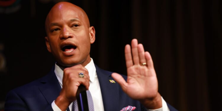 Maryland Gov. Wes Moore speaks during the National Action Network annual convention on April 9, 2026, in New York City.