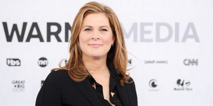 Erin Burnett of CNN attends the WarnerMedia Upfront 2019 arrivals on the red carpet at The Theater at Madison Square Garden on May 15, 2019, in New York City.
