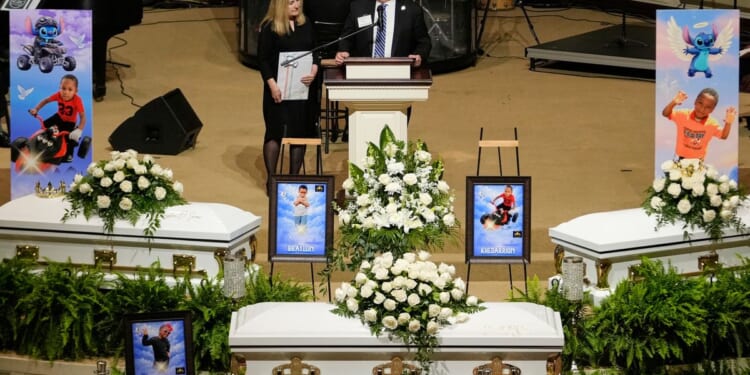 Eight children killed in Louisiana mass shooting remembered at funeral