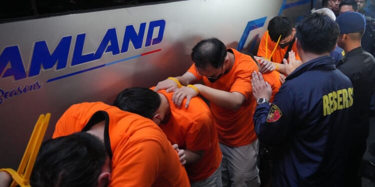 Indonesian police arrest 321 foreigners in an operation to crack down on banned online gambling