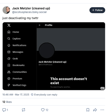 DC Bar Bias on Full Display Through Social Media Posts of Senior Assistant Disciplinary Counsel Jack Metzler