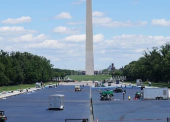 Doug Burgum blasts news reports about Trump’s renovation of Lincoln Memorial Reflecting Pool
