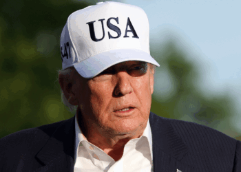 President Donald Trump arrives to the White House.