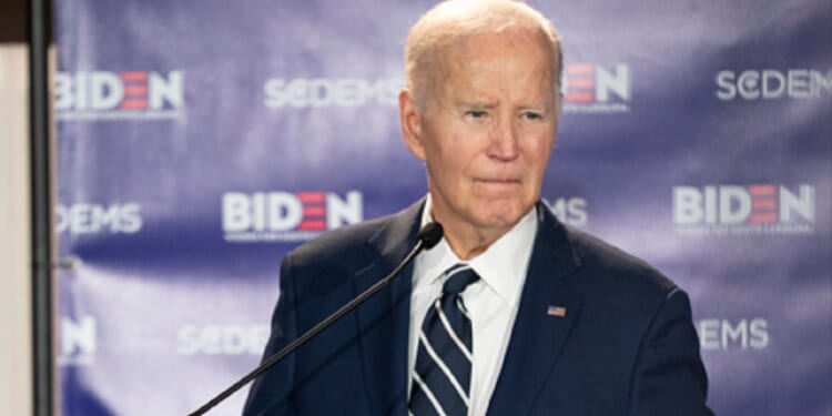 Former President Joe Biden, pictured at a Feb. 27 event in Columbia, South Carolina.