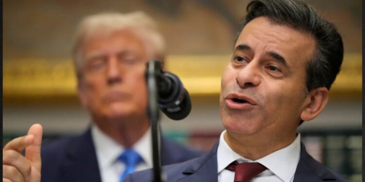 President Donald Trump listens as Dr. Marty Makary speaks in the Roosevelt Room of the White House in a file photo dated Sept. 22. Makary resigned his post Tuesday as commissioner of the Food and Drug Administration.