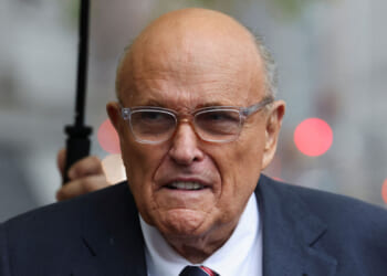 Close-up of Rudy Giuliani