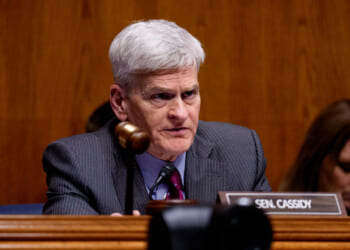 Sen. Bill Cassidy speaks at a Senate hearing.