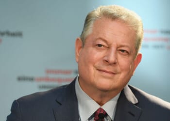 Former Vice President Al Gore attends a press conference for "An Inconvenient Sequel: Truth to Power" at Hotel Adlon on Aug. 8, 2017, in Berlin, Germany.