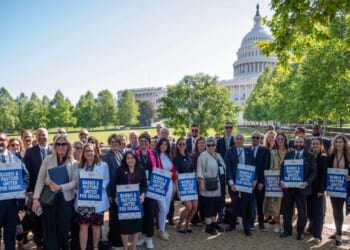 Christian and Jewish leaders from over 35 states participate in over 100 congressional meetings on Capitol Hill.