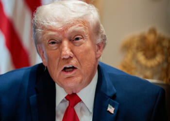 President Donald Trump speaks during a cabinet meeting in the Cabinet Room at the White House, May 27, 2026. REUTERS/Evan Vucci