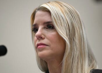 Then-Attorney General Pam Bondi, is seen testifying before a Feb. 11 House Judiciary Committee hearing.