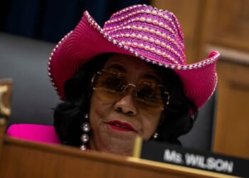 U.S. Rep. Frederica Wilson, a Florida Democrat, seen in a 2024 photo, suddenly changed her mind about running for reelection.