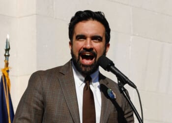 New York City Mayor Zohran Mamdani speaks at a rally on May 1, 2026 in New York.