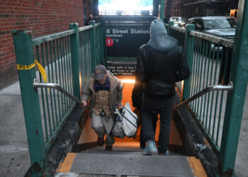 New York City's 18th Street subway station. (Kyle Mazza/Anadolu via Getty Images)