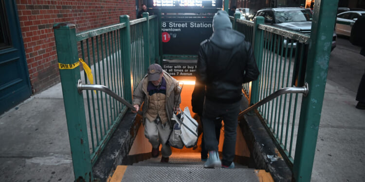 New York City's 18th Street subway station. (Kyle Mazza/Anadolu via Getty Images)