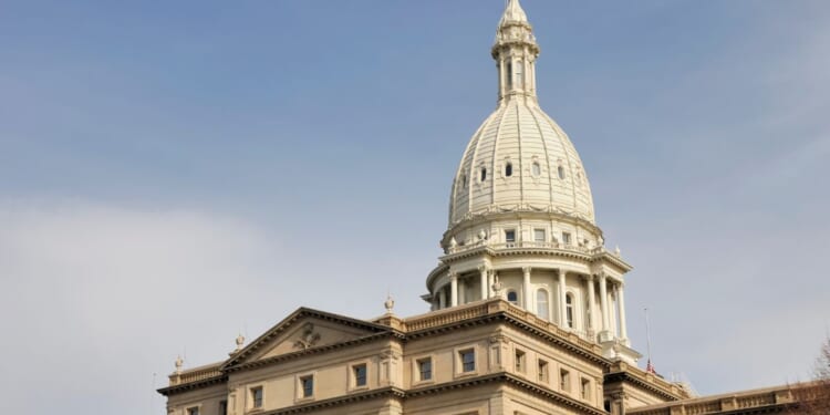 The Michigan State Capitol in Lansing, Michigan.