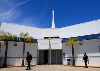 The Islamic Center in San Diego, California is surrounded by authorities on May 19, 2026.