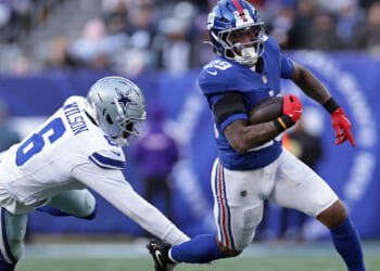 A game shot from a New York Giants-Dallas Cowboys game.
