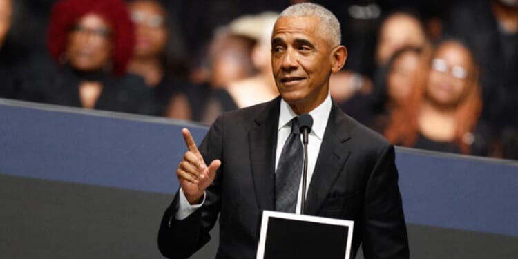 Former President Barack Obama, pictured at the March funeral for civil rights activist Jesse Jackson in Chicago.