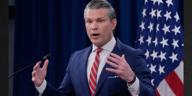 "No, the ceasefire is not over," Secretary of War Pete Hegseth told the media during a briefing Tuesday.