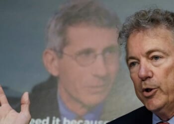 Sen. Rand Paul questions Dr. Anthony Fauci, director of the National Institutes of Allergy and Infectious Diseases, during a Senate Committee on Health, Education, Labor and Pensions hearing about the federal response to monkeypox, on Sept. 14, 2022, in Washington, D.C.