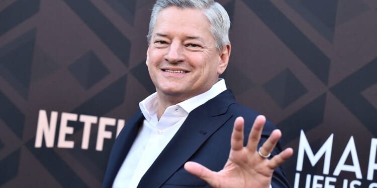 Ted Sarandos, CEO of Netflix, waving